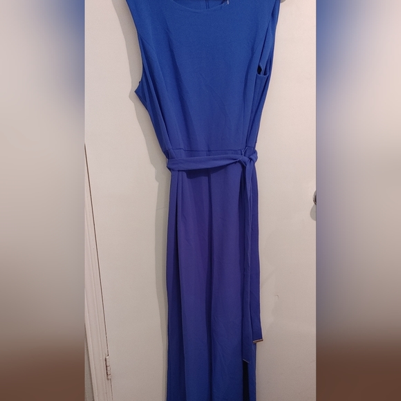 Tommy Hilfiger scuba crepe wide leg jumpsuit size 16 NWT - Picture 3 of 10